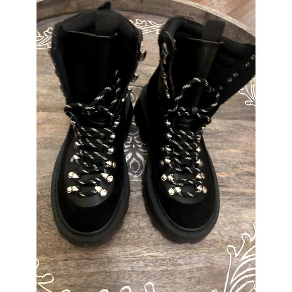 Women's Urban Outfitters Suede Hiking Boots - Picture 1 of 6